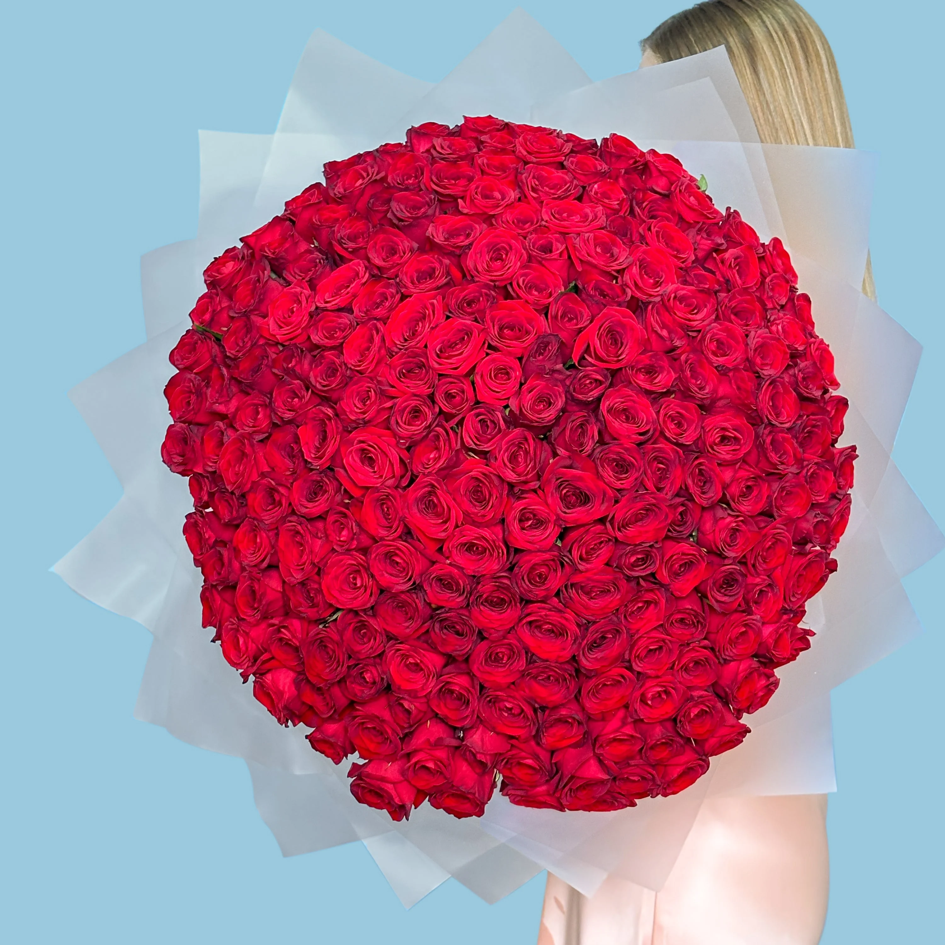 200 Red Roses Premium - Image 3