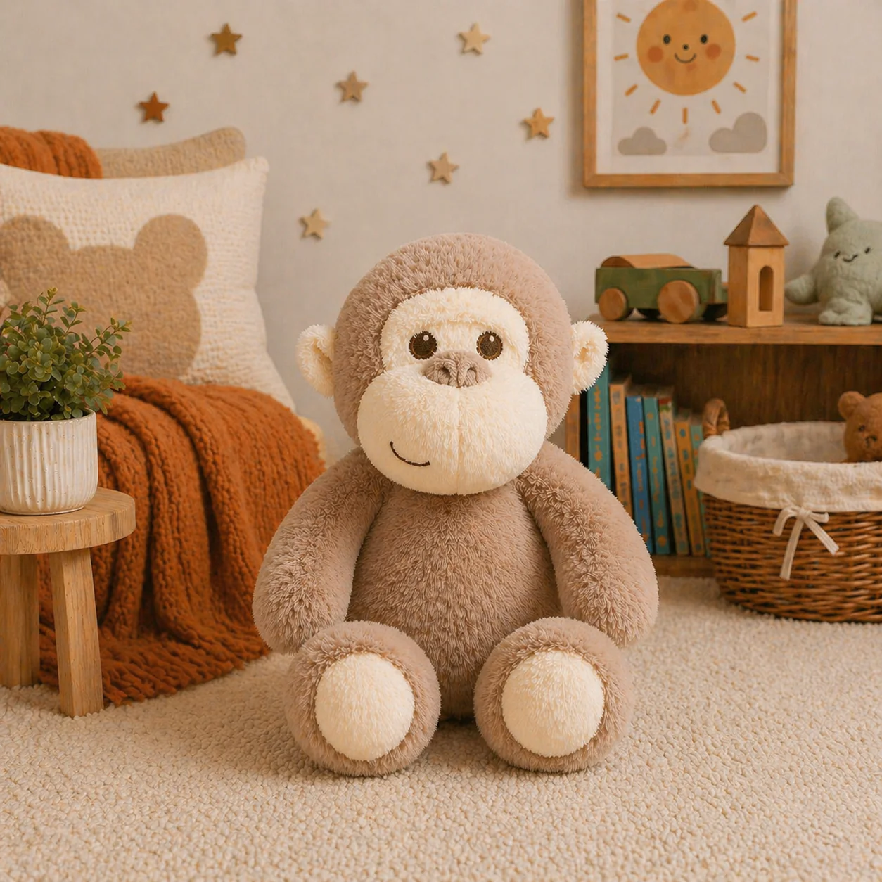 14cm Keeleco Baby Marcel Monkey