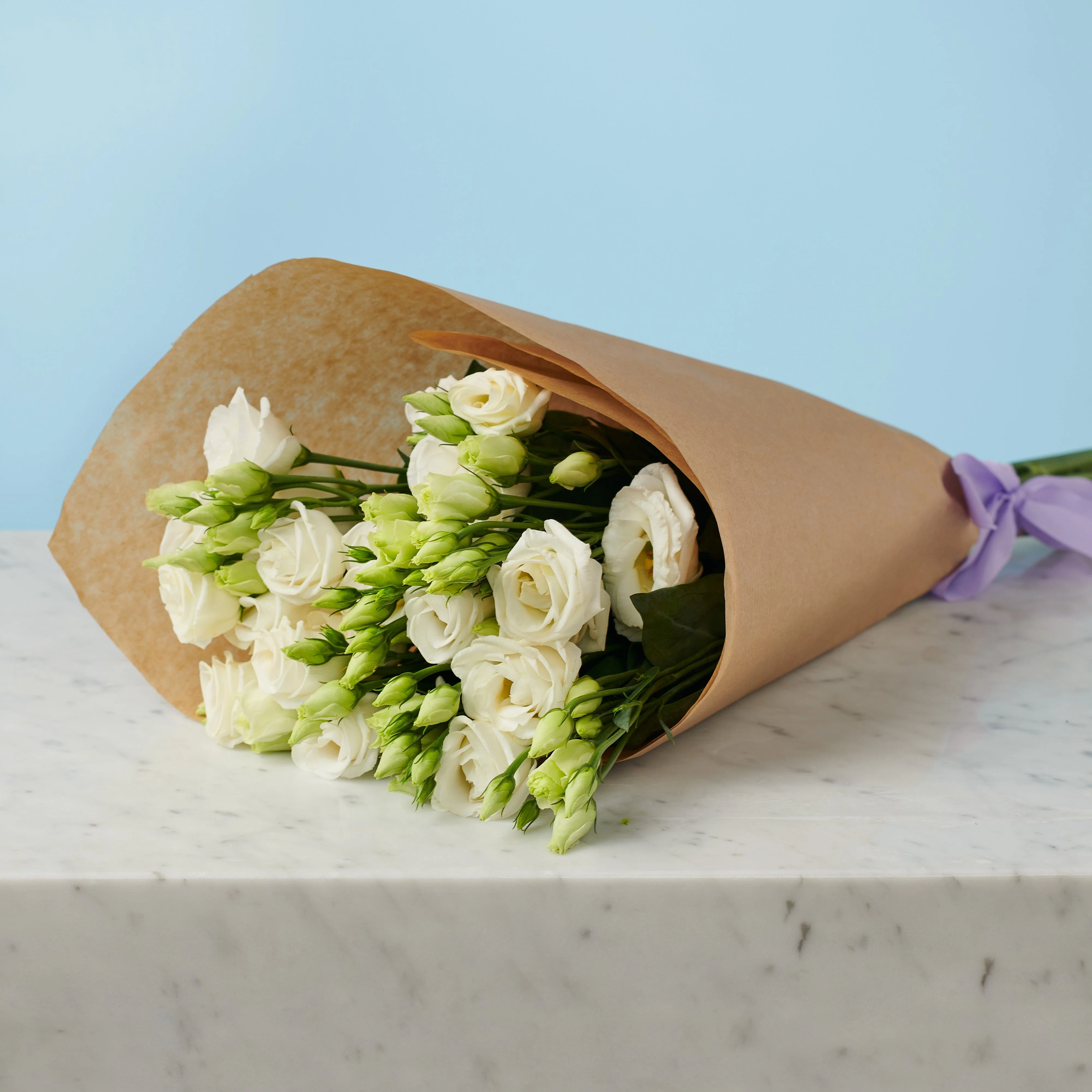 5 White Lisianthus - Image 2
