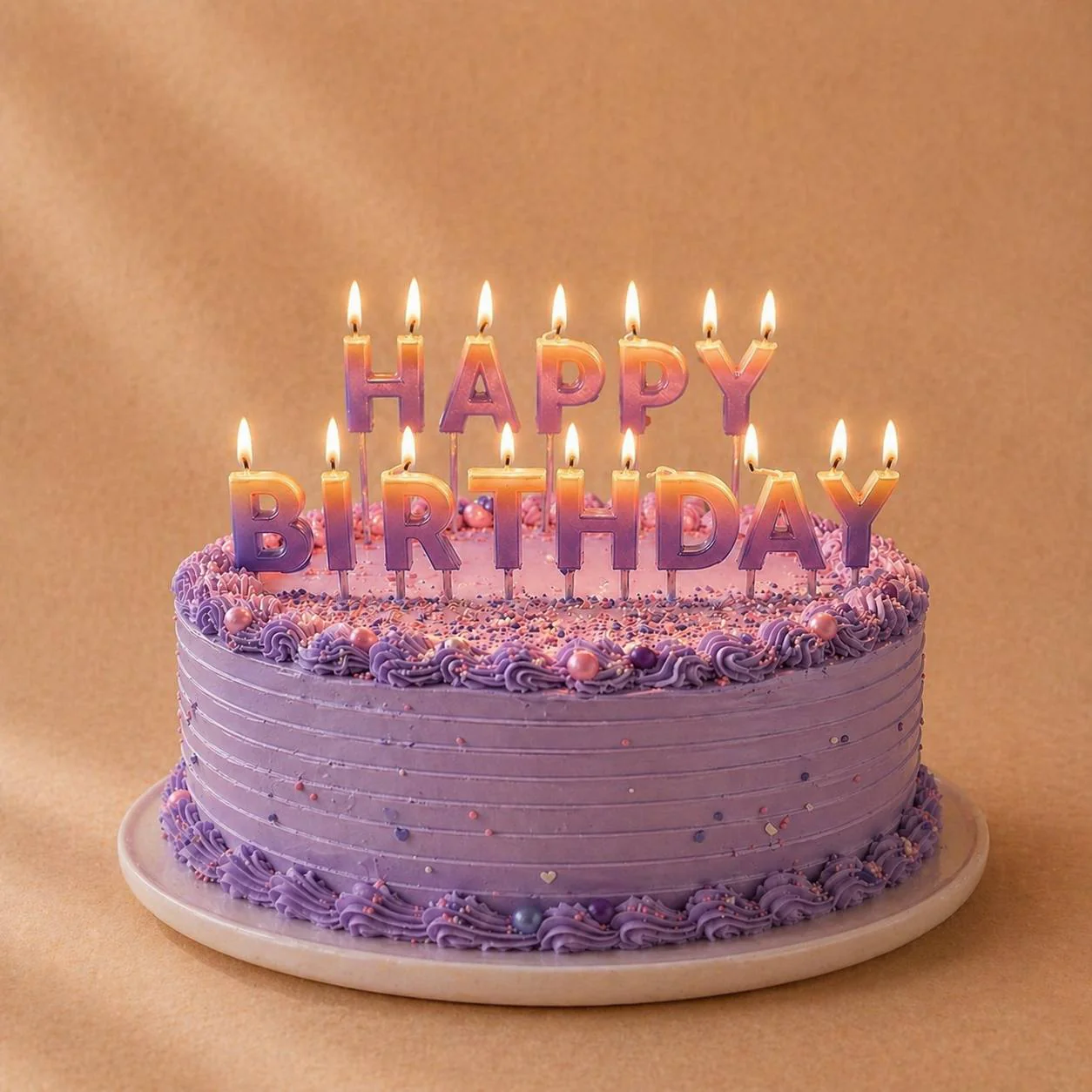 Happy Birthday Pick Candle