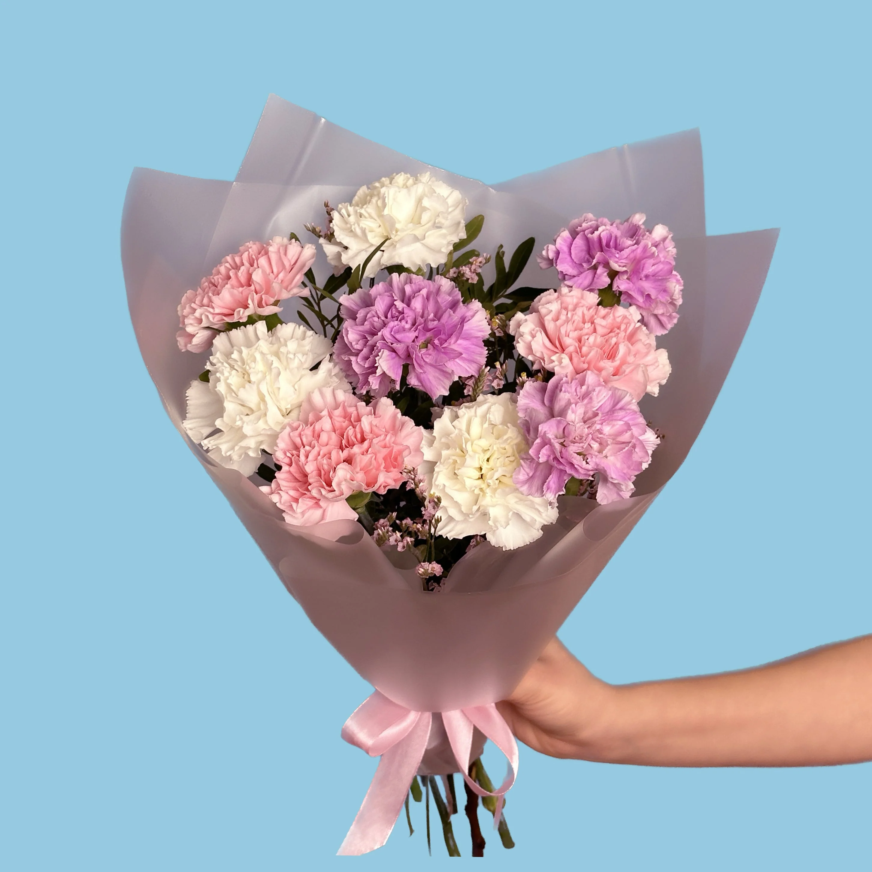 Tender Mixed Carnations - Image 2